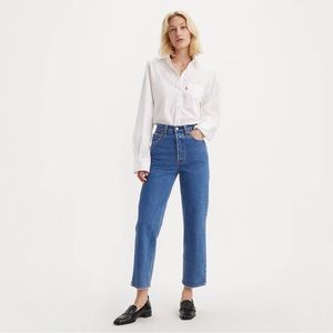 Levi ribcage straight ankle (Premium collection) Jazz pop - Medium wash